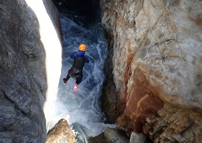 o2roche canyoning sportif saut